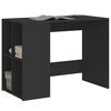 vidaXL Desk Black Engineered Wood 40.2 in x 19.7 in x 29.5 in Desk