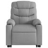 vidaXL Stand Up Massage Recliner Chair Light Gray