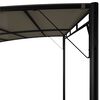 vidaXL Sunshade Awning Taupe Powder-coated steel, 100% polyester