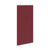 vidaXL Pleated Blind Bordeaux Red 100% Polyester 25.6 x 59.1 in