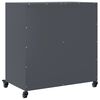 vidaXL Sideboard Anthracite Cold-rolled steel Sideboard Rectangular