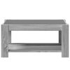 vidaXL Coffee Table Grey Sonoma Engineered wood, Glass Medium