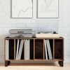 vidaXL Record Cabinet with Shelf Old wood 39.37 x 14.96 x 18.90 in