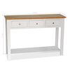 vidaXL Console Table White and brown
