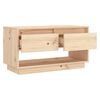 vidaXL TV Stand Pine Solid pine wood 29.1x13.4x15.7 in TV Stand
