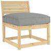 vidaXL Pallet Cushion for suitable for Seat Gray 31.5" x 31.5" x 4.7