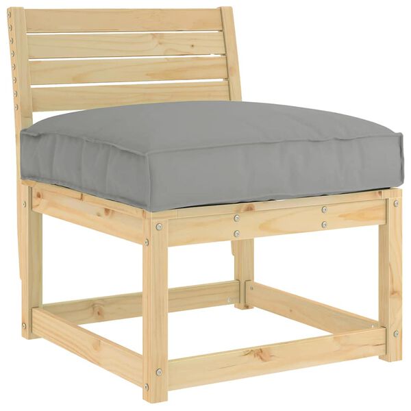 vidaXL Pallet Cushion for suitable for Seat Gray 31.5" x 31.5" x 4.7