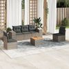 vidaXL Garden Sofa Set Grey