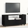 vidaXL TV Cabinet Black Oak Engineered Wood Medium TV Cabinet