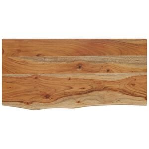 vidaXL Wall Shelf Natural Acacia Solid Acacia wood 15.7 x 7.9 x 1.5 in