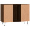 vidaXL Bathroom Cabinet Brown Oak Engineered Wood Medium