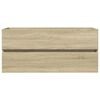 vidaXL Bathroom Sink Cabinet Sonoma Oak Engineered Wood Medium