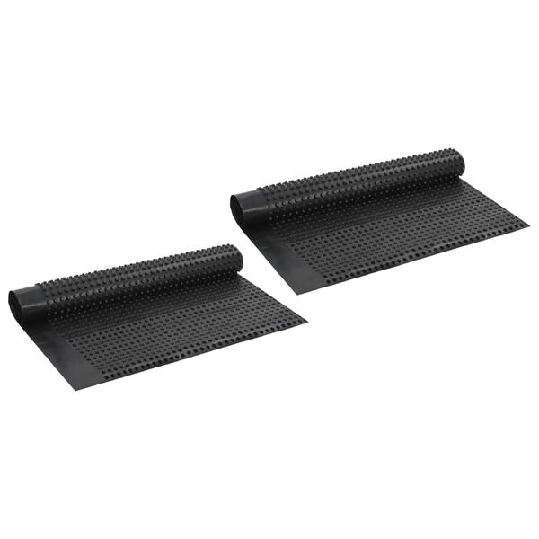 vidaXL Dimpled Drainage Sheets 2 pcs HDPE 4.37 oz/ft&sup2; 3.3x65.6'