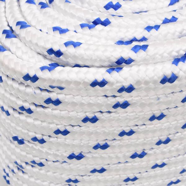 vidaXL Boat Rope White 0.71 " 82.0 ' Polypropylene