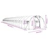 vidaXL Greenhouse Green Polyethylene (PE) Large Expandable Greenhouse