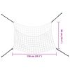 vidaXL Hay Net Set of 2 White Polypropylene 59.1 x 35.4 in Foldable