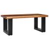 vidaXL Coffee Table Multicolor Teak wood, Mango wood, Polyresin