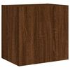 vidaXL TV Wall Unit Brown oak Engineered wood Medium TV Wall Unit