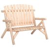 vidaXL Garden Lounge Set Natural wood Solid spruce wood Medium Durable
