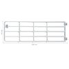 Gate 300 x 90 cm Galvanized steel