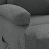vidaXL Recliner Dark Gray Fabric