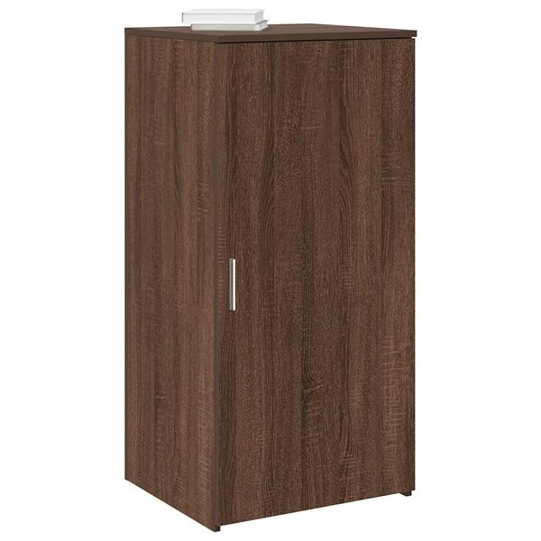 vidaXL Storage Cabinet Brown Oak Engineered Wood Medium Storage