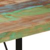 vidaXL Bar Table Multicolor finish Solid reclaimed wood and iron Medium