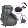 vidaXL Stand Up Massage Recliner Chair Gray