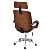 vidaXL Office Chair Black Artificial Leather Standard