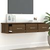 vidaXL Wall Cabinet Brown Oak Engineered Wood Medium Wall Cabinet