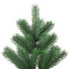vidaXL Nordmann Fir Artificial Christmas Tree LED&Ball Set Green 47.2"