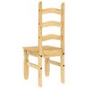 vidaXL Dining Chair Honey Solid pine wood Standard Dining Chair