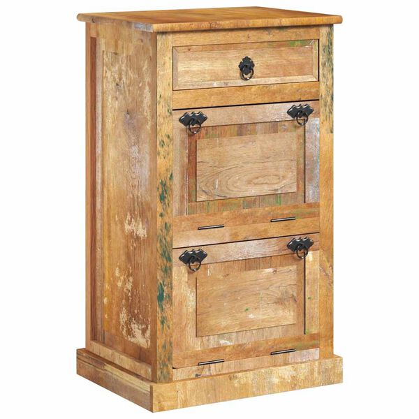 vidaXL Shoe Cabinet Multicolor Solid reclaimed wood Medium Shoe Cabinet