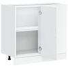 vidaXL Kitchen Base Cabinet White Engineered wood Standard