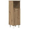 vidaXL Bathroom Furniture Set Artisan Oak Engineered Wood, Acrylic Medium