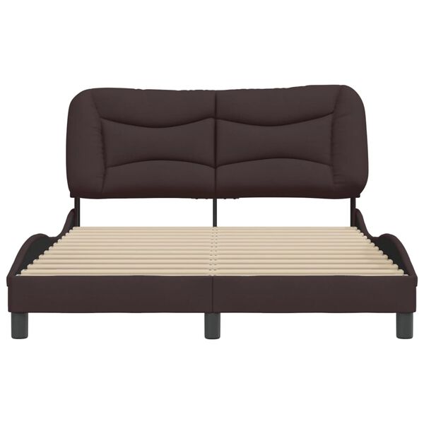 vidaXL Bed Frame Dark Brown