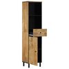vidaXL Bathroom Cabinet 15"x13"x63" Solid Wood Mango