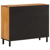vidaXL Side Cabinet Natural wood Solid Acacia wood, Engineered wood, Iron