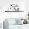 vidaXL Wall Shelf High gloss grey Honeycomb MDF Large