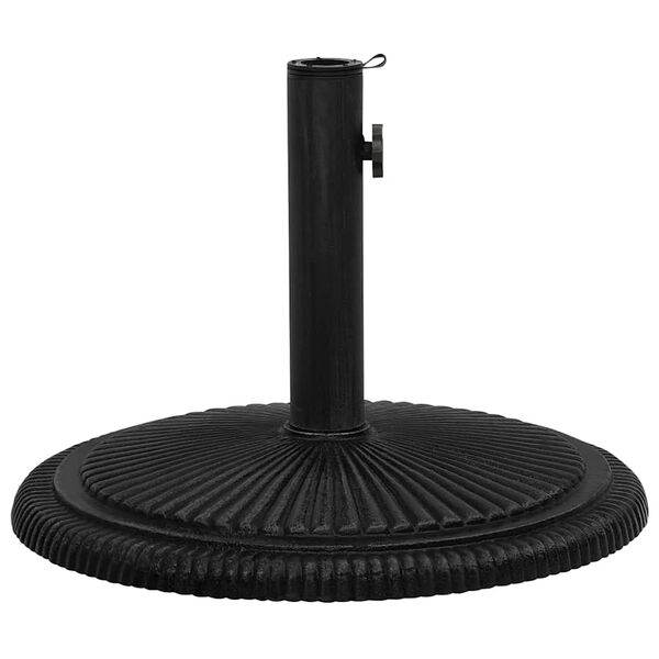 vidaXL Umbrella Base Black Cast Iron Standard Umbrella Base