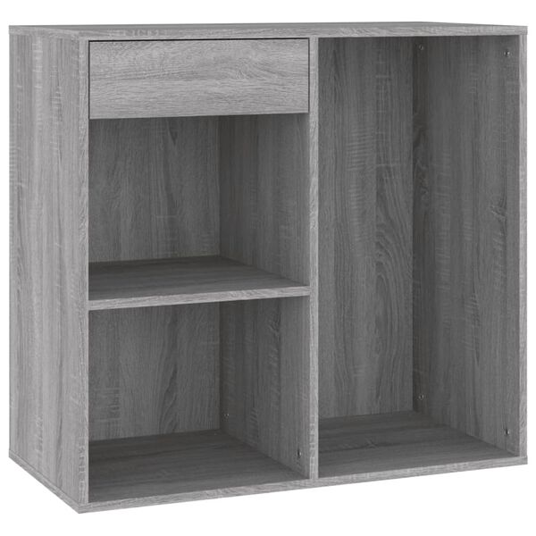 vidaXL Cosmetic Cabinet Gray Sonoma Engineered wood 31.5x15.7x29.5 in