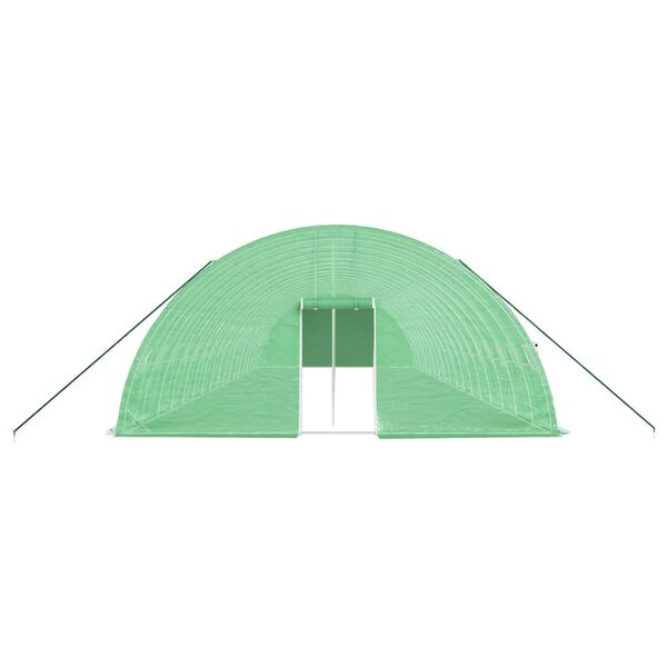 vidaXL Greenhouse Green Polyethylene Large Rollable Greenhouse