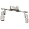 vidaXL Ceiling Spotlight Nickel 10.04 x 3.15 x 4.33 in Steel