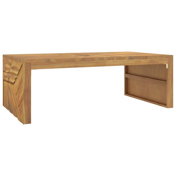 vidaXL Coffee Table Teak Solid teak wood Medium Durable Coffee Table