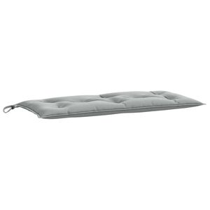 vidaXL Garden Bench Cushion Melange Light Grey 100% Polyester