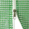 vidaXL Greenhouse Green Polyethylene and galvanized steel Large