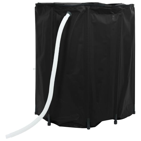 vidaXL Water Tank Black PVC Extra Large Collapsible Water Tank