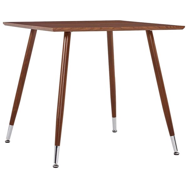 vidaXL Dining Table Brown 31.7"x31.7"x28.7" MDF