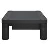 vidaXL Monitor Stand Black HIPS (high impact polystyrene) Medium