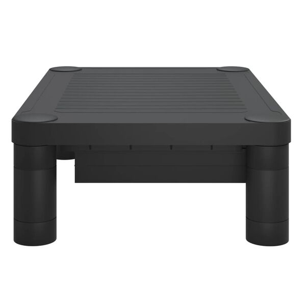 vidaXL Monitor Stand Black HIPS (high impact polystyrene) Medium